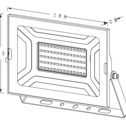 Discount Floodlight projektør, 4000K, Projektører
