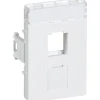 Clearance LK Clicline dataudtag til 2 keystone RJ45 Lauritz Knudsen|Fuga Dataudtag