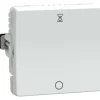 Hot LK Fuga afbryder med timer, 1 modul, hvid Fuga Afbrydere|Afbrydere