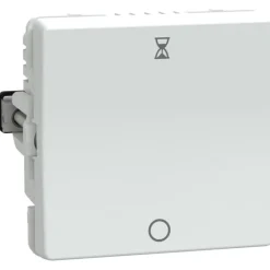 Hot LK Fuga afbryder med timer, 1 modul, hvid Fuga Afbrydere|Afbrydere
