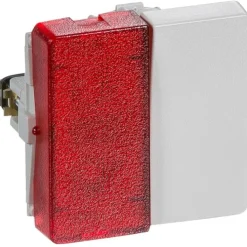 Clearance LK Fuga afbryder 1-pol med rød lampe 1 modul, Fuga Afbrydere|Afbrydere