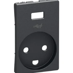 New LK Fuga afdækning for stikkontakt med USB med jord, Fuga Tangenter|Tangenter & Afdækninger