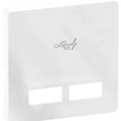 Discount LK Fuga afdækning for 2 x USB-lader, 1 modul, Fuga Tangenter|Tangenter & Afdækninger