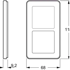 LK Fuga Choice designramme, , transparent Rammer|Fuga Choice