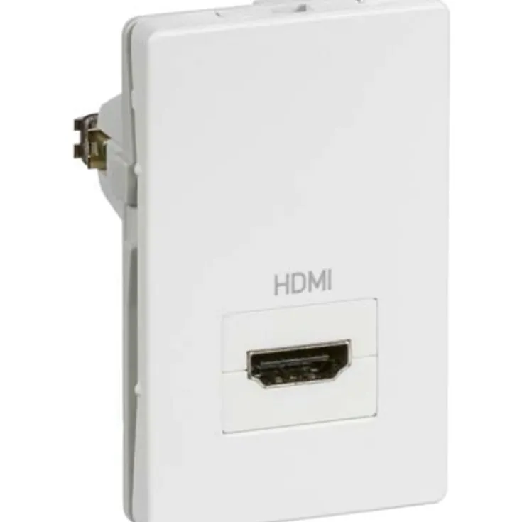 Discount LK Fuga HDMI udtag, 1,5 modul, Udtag & Konnektorer
