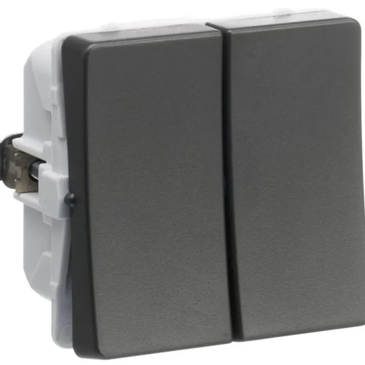 Clearance LK Fuga kroneafbryder 1 modul, Fuga Afbrydere|Afbrydere
