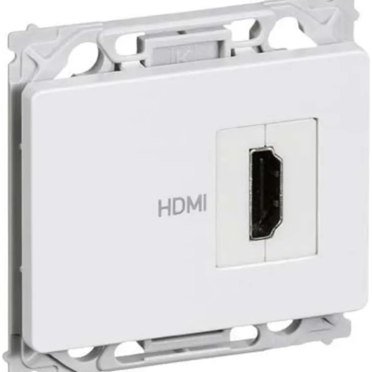 Clearance LK Fuga Opus 66 HDMI udtag, hvid Udtag & Konnektorer