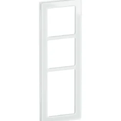 Outlet LK Fuga Pure 66 designramme, 3,5 modul, hvid Fuga Rammer|Fuga Pure