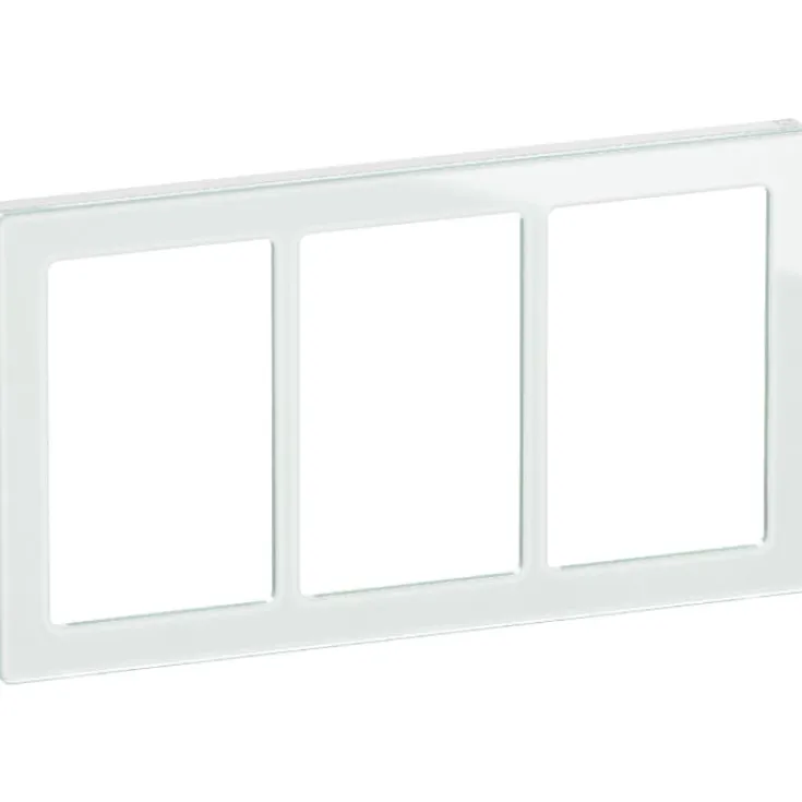 Hot LK Fuga Pure 66 designramme, 3x1,5 modul, hvid Rammer|Fuga Rammer