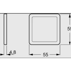 Clearance LK Fuga Slim designramme, 1 modul, Rammer|Fuga Rammer