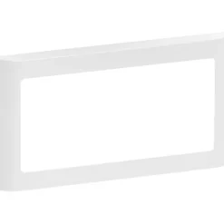 Clearance LK Fuga Soft 63 ramme, 1x2 modul, vandret, Rammer|Lauritz Knudsen