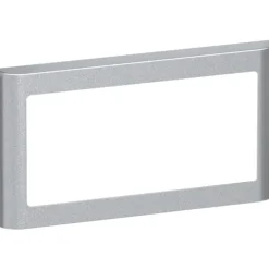 Clearance LK Fuga Soft 63 ramme, 1x2 modul, vandret, metallic Rammer|Fuga Rammer