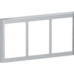 LK Fuga Soft 63 ramme, 3x1,5 modul, vandret, metallic Rammer|Fuga Rammer