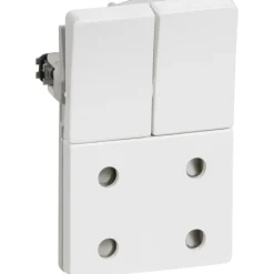 Discount LK Fuga stikkontakt med afbryder, 1,5 modul, Fuga Stikkontakter|Stikkontakter