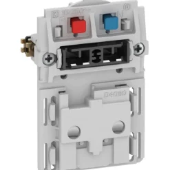 Outlet LK Fuga stikkontakt med afbryder, 1,5 modul, Fuga Stikkontakter|Stikkontakter