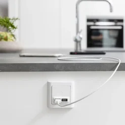 Outlet LK Fuga USB-lader A+C, 1 modul, Fuga Stikkontakter|Stikkontakter