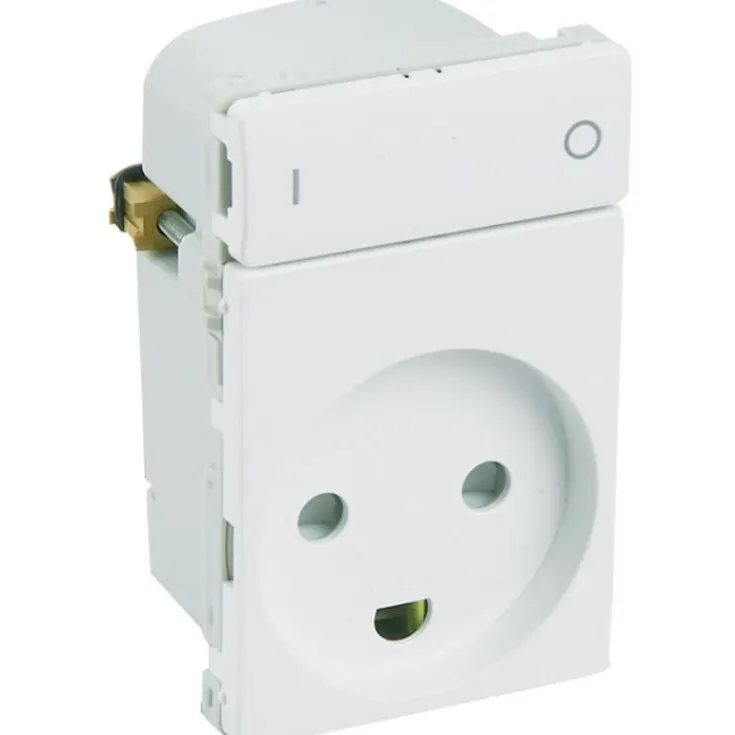 Discount LK IHC wireless stikkontakt 1,5 modul, hvid Stikkontakter|Ihc