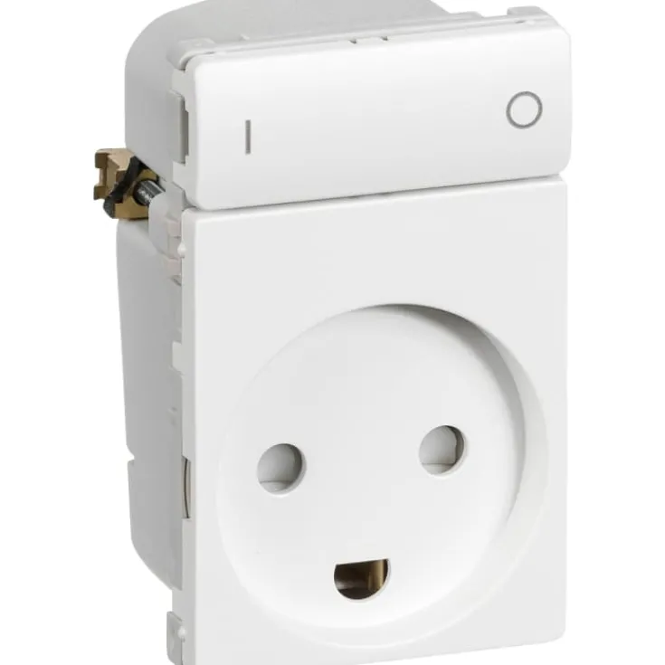 Discount LK IHC wireless stikkontakt 1,5 modul, hvid Stikkontakter|Ihc