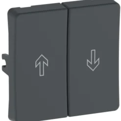 Clearance LK Opus 74 halvtangent for jalousiafbryder 1 sæt, antracit Tangenter & Afdækninger