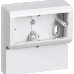 New LK Opus 66 panelunderlag for Fuga antenne/datatudtag 2 modul, hvid Opus 66 Underlag|Dåser & Underlag