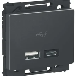 Sale LK Opus 66 USB-lader A+C 2,4A, Stikkontakter|Stikkontakt Med Usb
