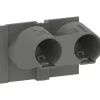 Hot LK z-tud 2xØ16 mm for indmurings- og indstøbningsdåser Fuga Underlag|Dåser & Underlag