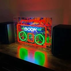 Bom Box neonskilt Neonskilte