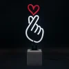 Outlet Finger hjerte neonskilt Neonskilte
