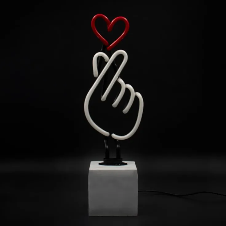 Outlet Finger hjerte neonskilt Neonskilte