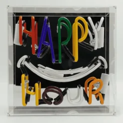 Outlet Happy Hour neonskilt Neonskilte