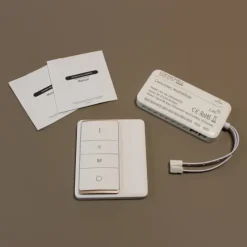Outlet Loevschall Cue controller og fjernbetjening, , hvid Spejle Med Lys