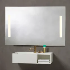 Godhavn spejl med lys, 160x85 cm Spejle Med Lys