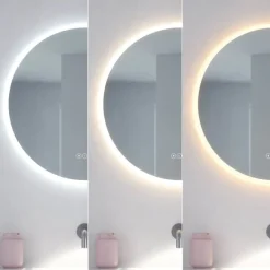 Discount Johannesburg RGB spejl med lys, dæmpbar, touch, Spejle Med Lys