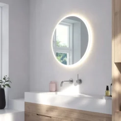 Clearance Johannesburg RGB spejl med lys, dæmpbar, touch, Spejle Med Lys