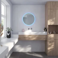 Clearance Johannesburg RGB spejl med lys, dæmpbar, touch, Spejle Med Lys