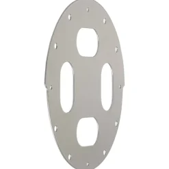 Outlet reservedel: montageplade til skotlampe, aluminium Louis Poulsen