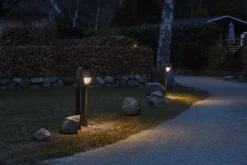 Discount skotlampe, 3000K, halvskærmet, klar aluminium Louis Poulsen