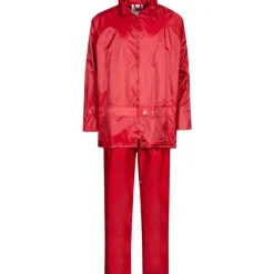 Hot Lyngsøe Nylon regnsæt, rød, str. 2XL Regntøj