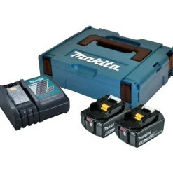batterisæt, 18v/5,0 AH med lader Havemaskiner