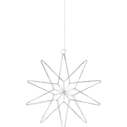 New Gleam stjerne med lys, Julepynt Med Lys