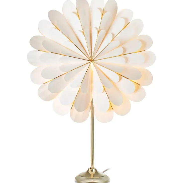 Discount Marigold julestjerne med lys, 48 cm, hvid Julestjerner Med Lys
