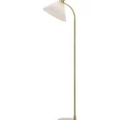 Best Mira gulvlampe, børstet messing Gulvlamper