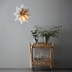 Online Neela julestjerne med lys, 48 cm, grå Julestjerner Med Lys