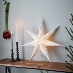 Sale Sombra julestjerne med lys, 70 cm, hvid Julestjerner Med Lys