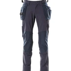 Accelerate håndværkerbukser med stretch, marineblå, str. 82C62 Bukser & Shorts