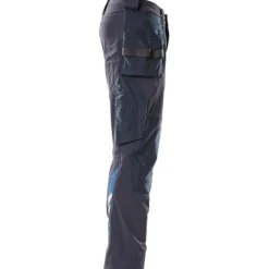 Accelerate håndværkerbukser med stretch, marineblå, str. 82C62 Bukser & Shorts