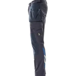 Accelerate håndværkerbukser med stretch, marineblå, str. 82C62 Bukser & Shorts