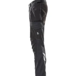 Accelerate håndværkerbukser med stretch, sort, str. Bukser & Shorts