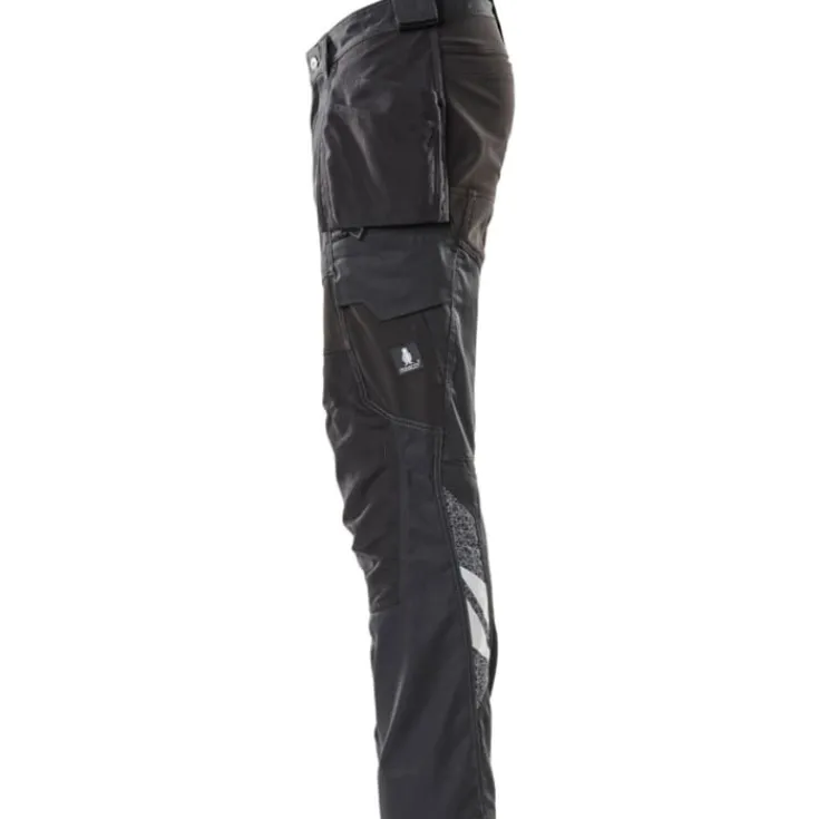 Accelerate håndværkerbukser med stretch, sort, str. Bukser & Shorts