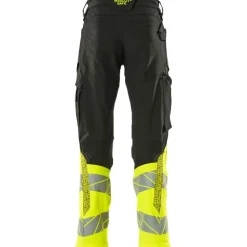 New Accelerate Safe arbejdsbukser med full stretch, sort/hi-vis gul, str. Bukser & Shorts